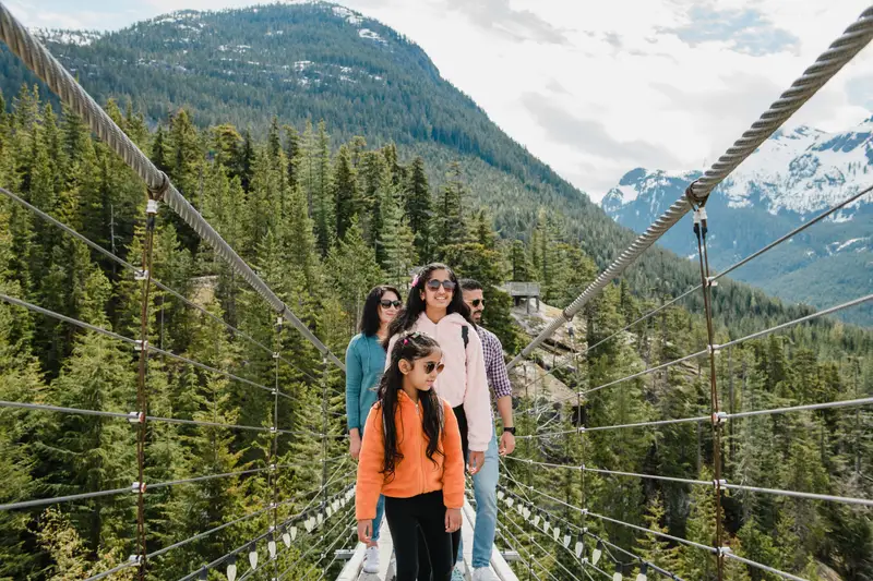Summit Lodge area at the Sea to Sky Gondola