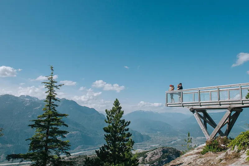 Easy summit trail at the Sea to Sky Gondola